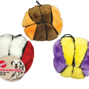 Ethical Products SPOT Plush Basketball Dog Toy
