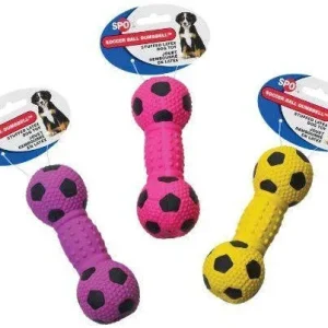 Ethical Stuffed Latex Soccerball Dumbbell 1ea