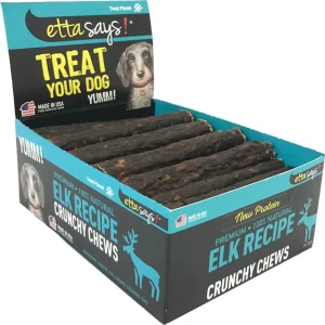 Etta Says Dog Crunchy Dog Chew Elk 4.5 in 36 ct