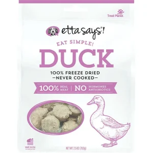Etta Says Dog Freeze-Dried Simple Duck 2.5oz {L+x}