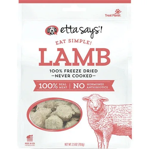Etta Says Dog Freeze-Dried Simple Lamb 2.5oz {L+x} - Image 2