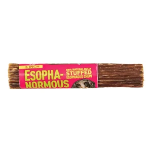 Etta Says Dog Grain-Free Esophagus Bully Dog Chew, 5 in 20 ct