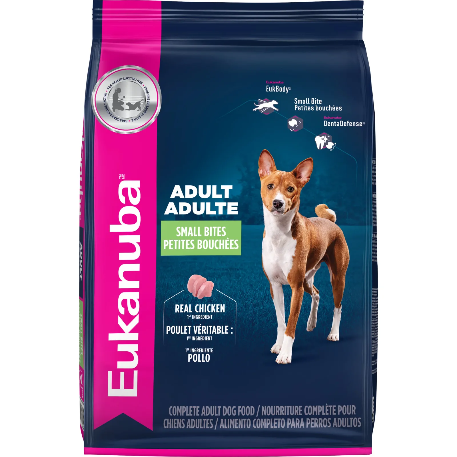 Eukanuba Adult Small Bites Dry Dog Food, 15 lb