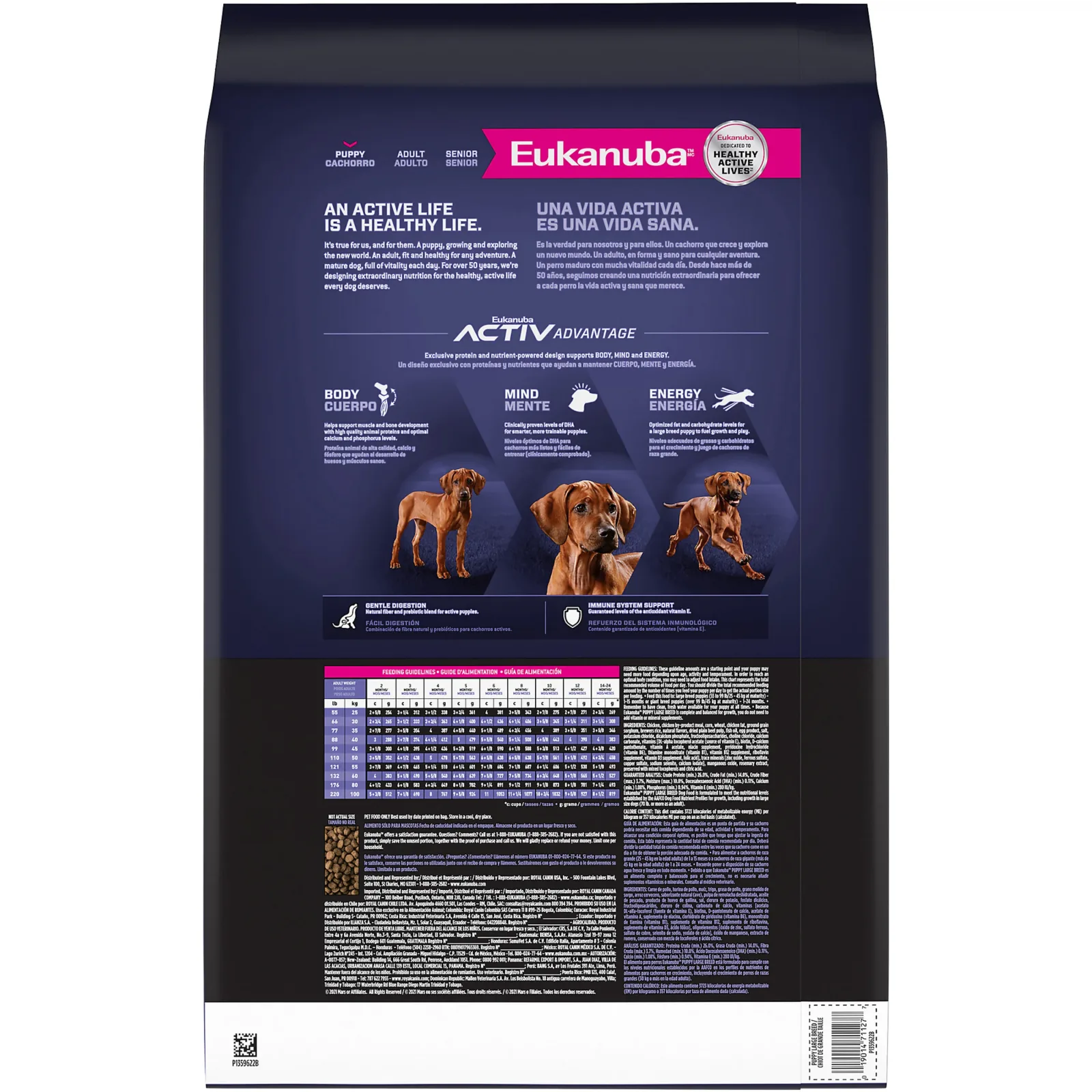 Eukanuba Puppy Large Breed Dry Dog Food, 4.5 lb - Image 2