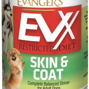 Evanger's EVx Restricted Diet Skin & Coat Wet Dog Food 12ea/12.5 oz