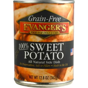 Evanger's Grain-Free Wet Dog & Cat Wet Dog Food Sweet Potato, 12.8 oz each, Case of 12