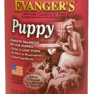Evanger's Heritage Classic Puppy and Underweight Wet Dog Food Chicken 12.8oz 12pk