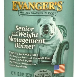 Evanger's Heritage Classic Senior/Weight Management Wet Dog Food Chicken 12.8oz 12pk