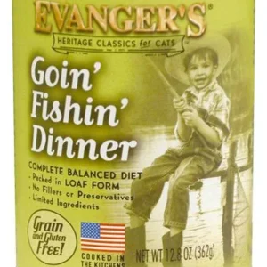Evanger's Heritage Classic Wet Cat Food Goin' Fishin' 12.8oz 12pk
