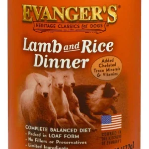 Evanger's Heritage Classic Wet Dog Food Lamb & Rice 20.2oz 12pk
