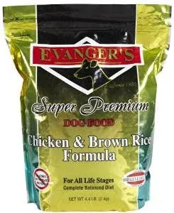 Evangers Super Premium Chicken With Brown Rice Dry Dog Food-4.4-lb-{L+1} - Image 2