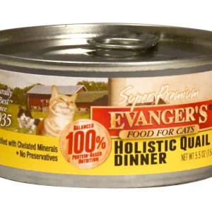 Evanger's Super Premium Wet Cat Food Quail 5.5oz 24pk