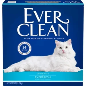 Ever Clean Unscented Everfresh w/ Activated Charcoal Super Premium Clumping Cat Litter