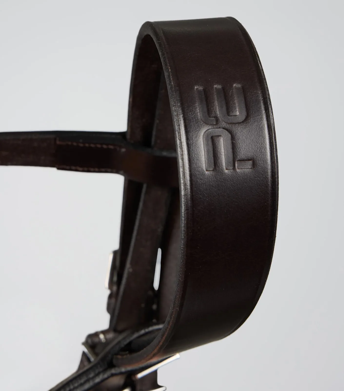 Exercise / Racing Bridle with Cavesson Dark Havana - Image 2