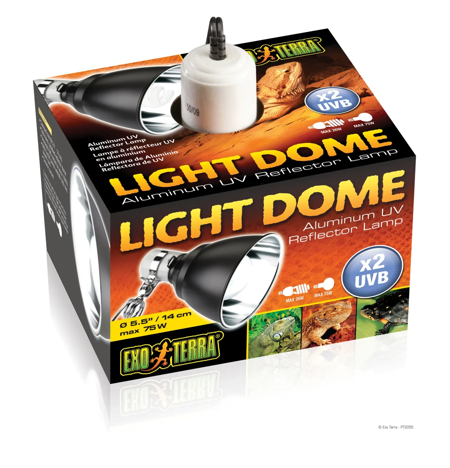 Exo Terra Mirror Dome Light 5.5" - Image 2