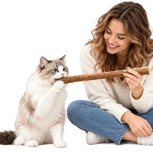Extra-Long Silvervine Cat Chew Stick