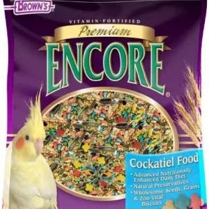 F.M. Brown's Encore Premium Cockatiel Food 8# C=6