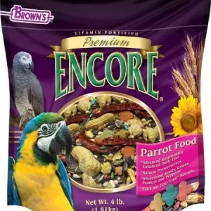 F.M. Brown's Encore Premium Parrot Food 4 Lb C=6 {L-1}423626