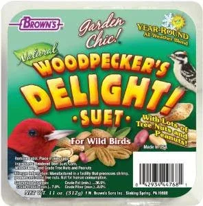 F.M. Brown's Garden Chic! Woodpeckers Suet 8/11.5oz {L+1} C= 423081 - Image 2