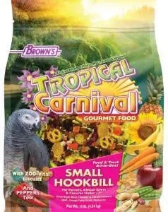 F.M. Brown's Tropical Carnival Gourmet Sm Hookbills Food 10lb{L-1}423344