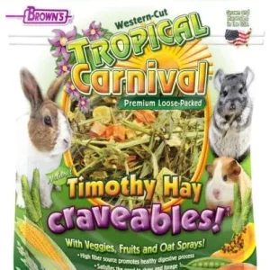 F.M Brown's Tropical Carnival Natural Timothy Hay Craveables! 24Z {L-1}423336
