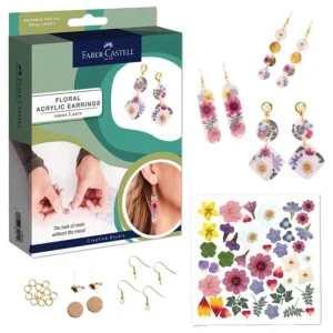 Faber-Castell Earring Acrylic Kit Floral