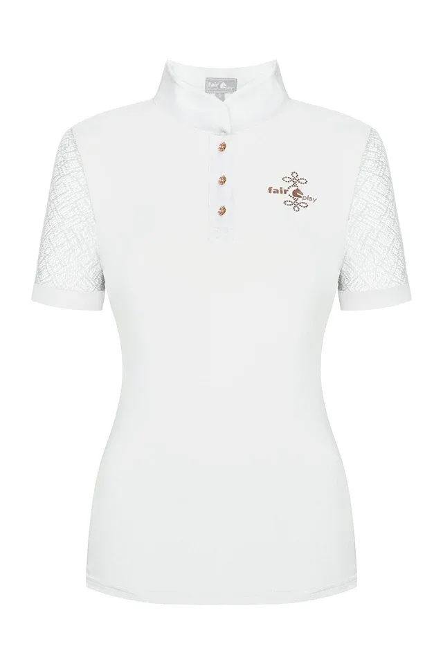 Fair Play® Ladies’ Cecile RoseGold Short Sleeve Show Shirt