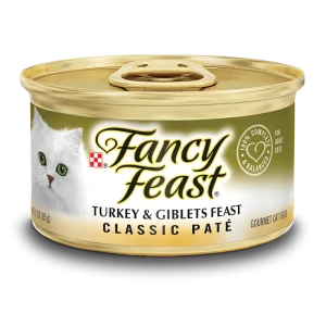 Fancy Feast Classic Turkey and Giblets Feast Canned Cat Food
