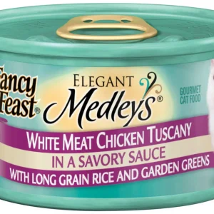 Fancy Feast Elegant Medleys White Meat Chicken Tuscany Canned Cat Food