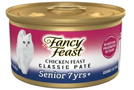 Fancy Feast Senior Chicken Cat 24 / 3 oz
