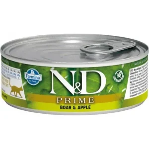 Farmina Natural & Delicious Prime B/apl Cat 24/2.5oz {L+x}