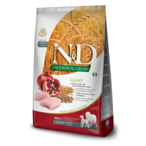 FARMINA N&D Ancestral Low Grain Dog Chicken & Pomegranate Light Medium & Maxi 26.4 Lb