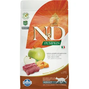 Farmina N&d Grain-free Pumpkin Venison & Apple Adult Cat 3.3lb {L+1x}