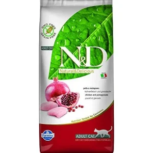 Farmina N&d Natural And Delicious Grain Free Adult Chicken & Pomegranate Dry Cat Food-11-lb-{L+1x}