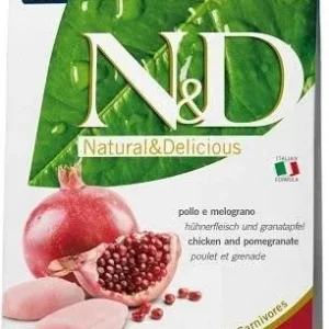 Farmina N&d Natural And Delicious Grain Free Maxi Puppy Chicken & Pomegranate Dry Dog Food-26.4-lb-{L-x}
