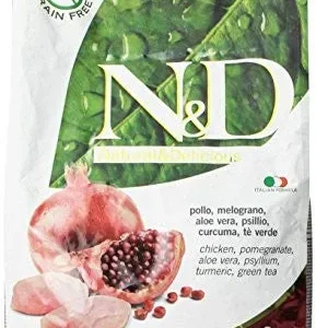 Farmina N&d Natural And Delicious Medium/maxi Adult Chicken & Pomegranate Dry Dog Food-5.5-lb-{L+x}