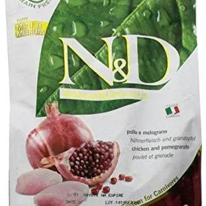 Farmina N&d Natural And Delicious Mini & Medium Puppy Chicken & Pomegranate Dry Dog Food-5.5-lb-{L+1}