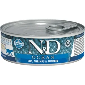 Farmina N&D Ocean Cod, Shrimp & Pumpkin Adult Canned Cat Food
