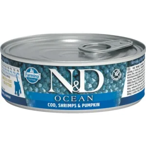 Farmina N&D Ocean Cod, Shrimp & Pumpkin Kitten Canned Cat Food