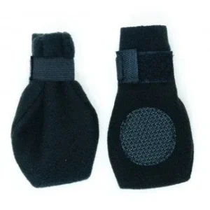 Fashion Pet Sol.I.D Slipper Socks for Dogs - Black, Small