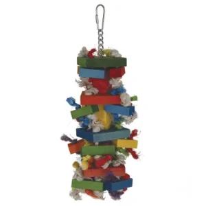 Featherland Paradise Medium Knots Block Bird Toy