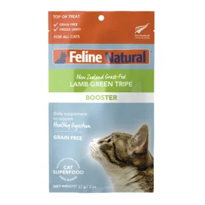 Feline Natural Freeze-Dried Cat Food Booster - Lamb Green Tripe, 2 oz