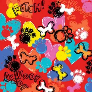 Fetch Dog Bandana, 22 inch, 12 Pack