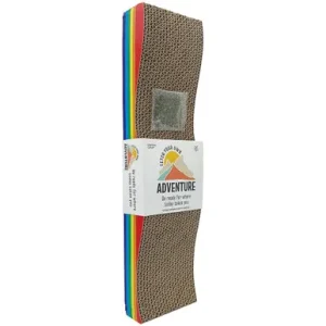 Fetch Your Own Adventure Rainbow Wave Cat Scratcher Board