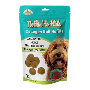 Fieldcrest Farms Nothin to Hide Collagen Ball Refills Dog Treat 7 pk