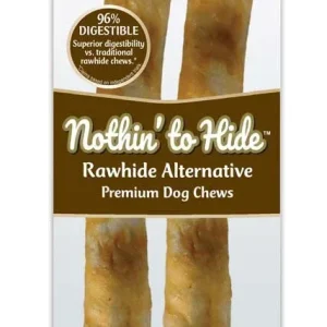 Fieldcrest Farms Nothin' To Hide Roll Dog Treat Beef 10in LG 2pk