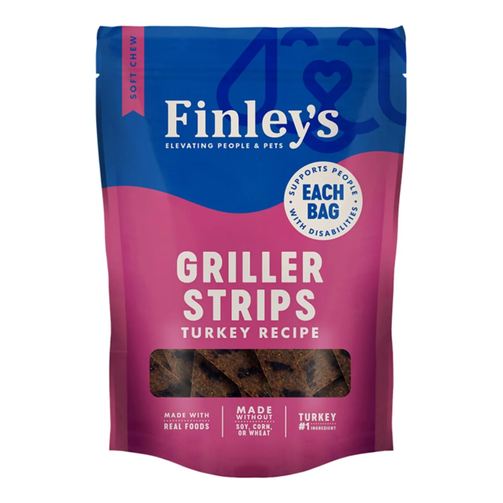 Finley's Dog Griller Strips Turkey 6 oz
