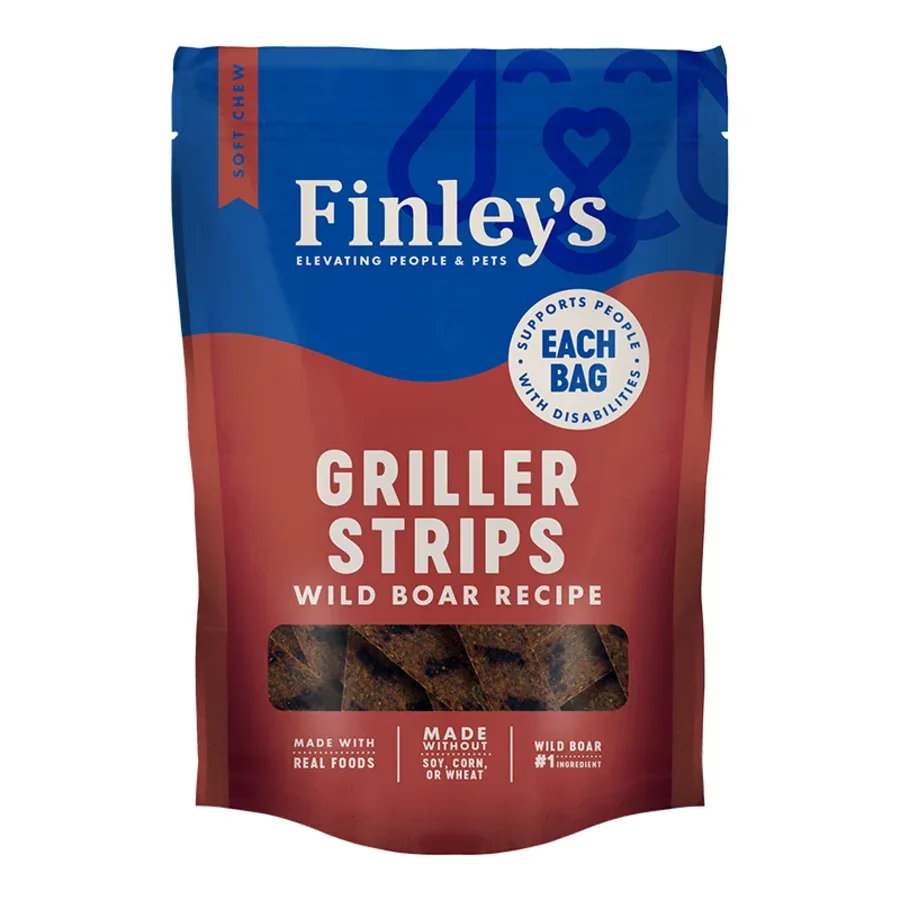 Finley's Dog Griller Strips Wild Boar 14.5 oz