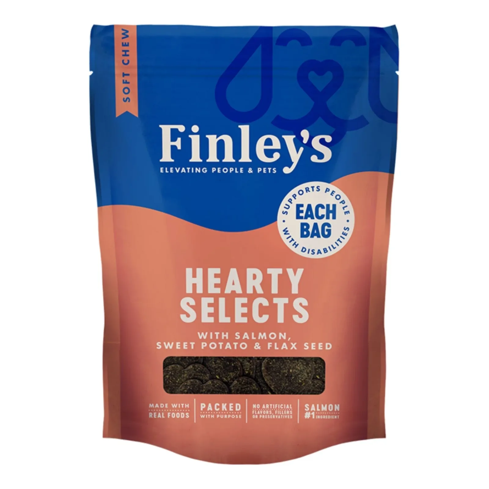 Finley's Dog Hearty Select Salmon & Flax 6 oz