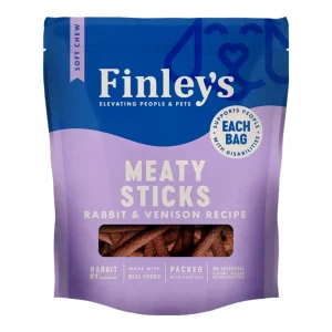 Finley's Dog Meaty Sticks Rabbit & Venison, 12 oz